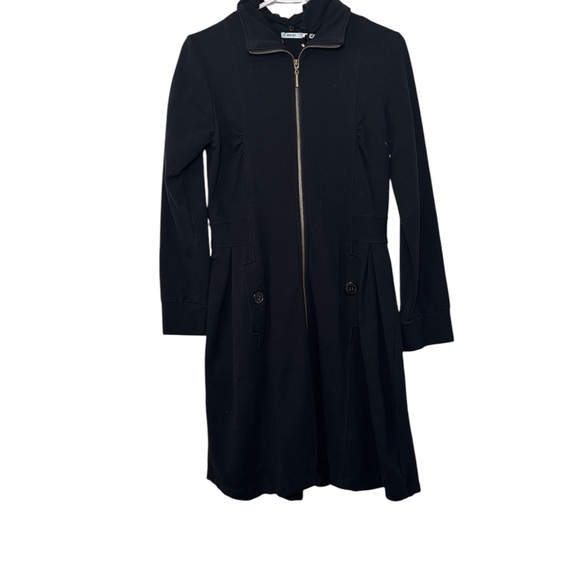 Kimchi Blue Urban Outfitters Black Hooded Coat M - Picture 1 of 8